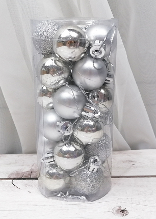 Christmas Decoration Shiny Matte Christmas Ball