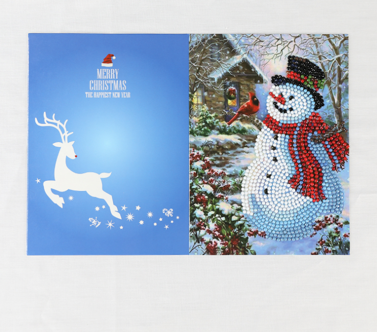 Creative Christmas Card Christmas Card  Diamond Painting  Greeting Card