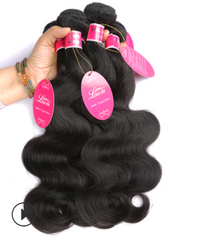 Natural color wig, real wig, hair extension, Brazilian body wave hair wig