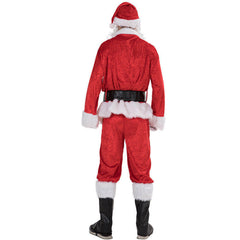 Plus Size Santa Claus Costume For Adults Men Women Christmas Carnival Cosplay Red Plus Size Suit Fancy Costumes