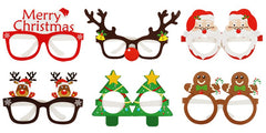 Christmas paper 3D glasses