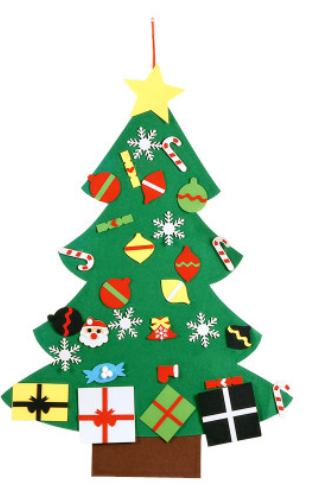 New Christmas gifts and gifts DIY felt Christmas tree for children