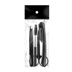 Beauty Tools Black Eyebrow Trimming Set