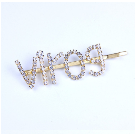 Constellation Word Clip English Character DIY Hairpin Hair Accessories Personalized Custom Wholesale