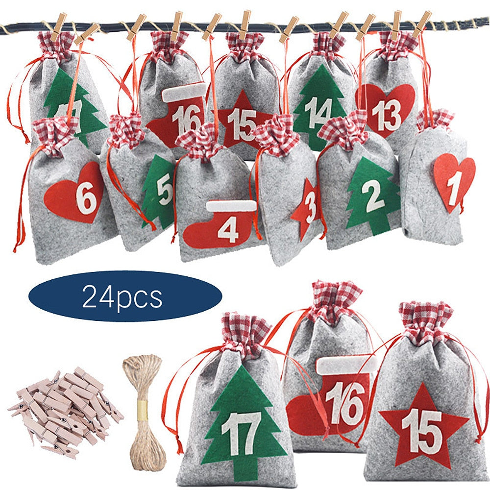 Christmas gift bundle pocket