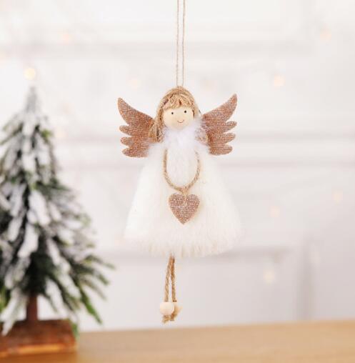 New Year 2021 Christmas Angel Doll Merry Christmas Decorations for Home Christmas Elf Tree Pendant