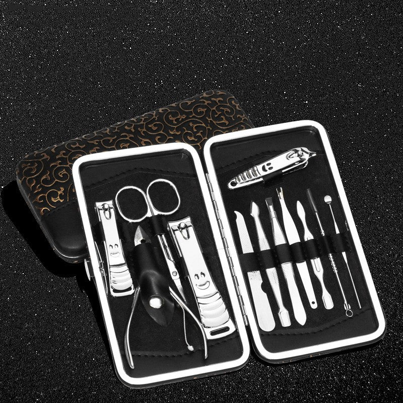 Stainless steel bright nail clippers set