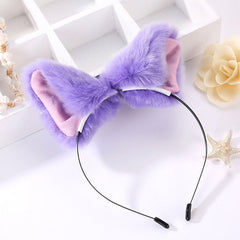 Plush Cat Ears Headband