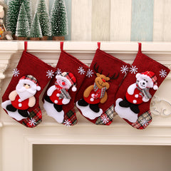 Christmas gift bag christmas hanging socks