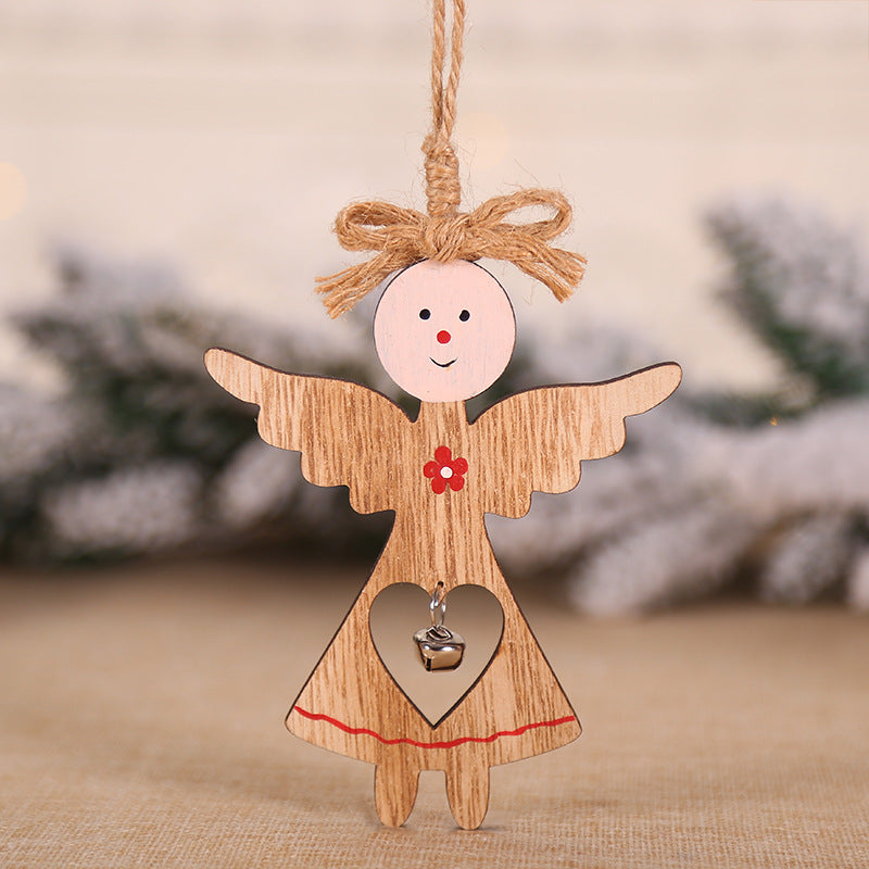 Weihnachtsdeko Engel aus Holz für Zuhause