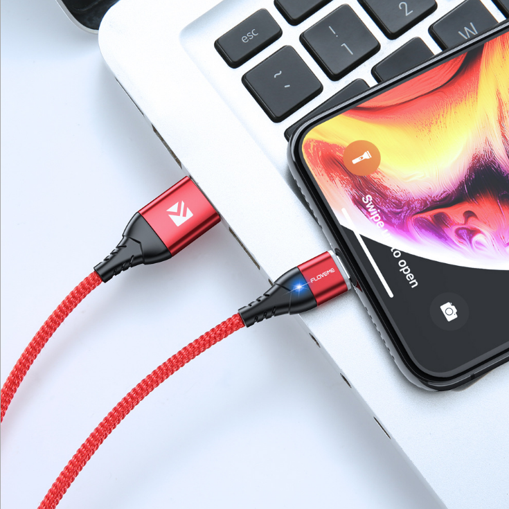 Compatible con Apple, cargador de cable USB magnético