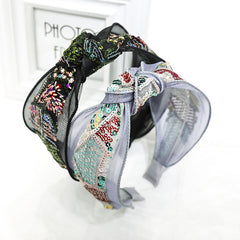 Ethnic embroidery headband