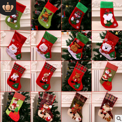 Weihnachtsdekorationen, Weihnachtsmann-Socken, Weihnachtsbaum-Anhänger, Weihnachtssocken, Geschenktüte, Weihnachtstüte