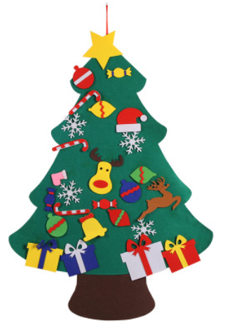 New Christmas gifts and gifts DIY felt Christmas tree for children