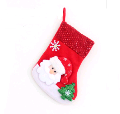 Weihnachtsdekorationen, Weihnachtsmann-Socken, Weihnachtsbaum-Anhänger, Weihnachtssocken, Geschenktüte, Weihnachtstüte