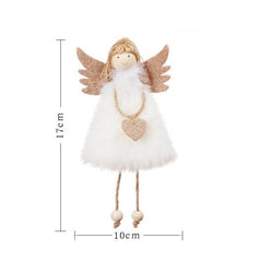 New Year 2021 Christmas Angel Doll Merry Christmas Decorations for Home Christmas Elf Tree Pendant