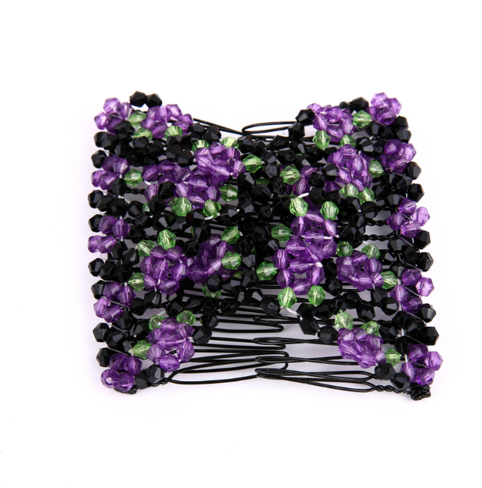 Korean version of the running rivers and lakes stalls hot products bright beaded Variety hair clips magic hair comb hair