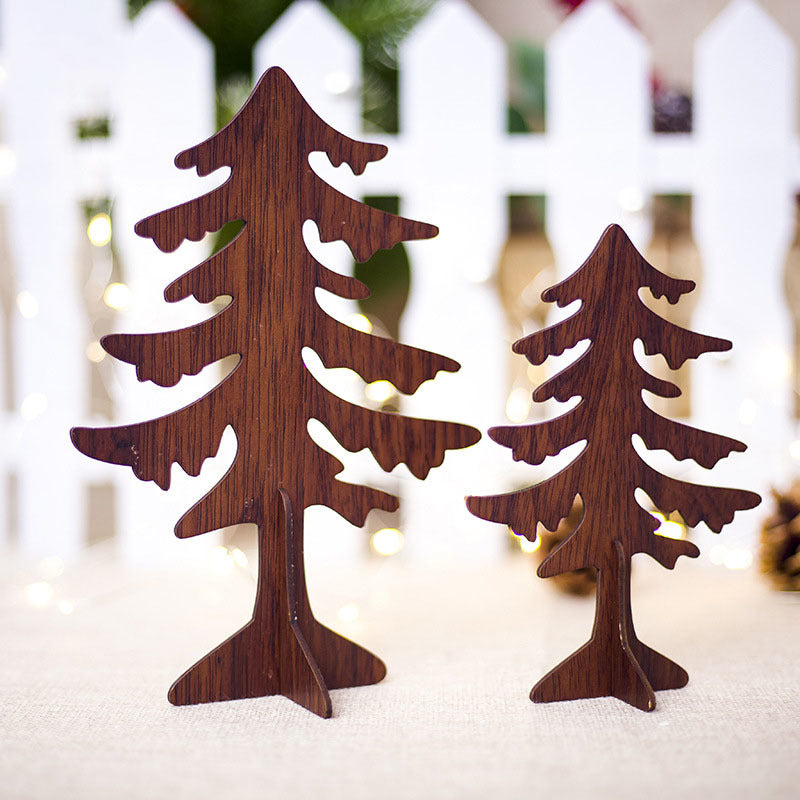 Wooden crafts Christmas elk ornaments