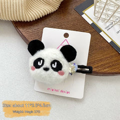 Cartoon Young Girl Panda Grip Cute Three-dimensional Doll Children's Headband