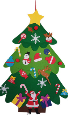 New Christmas gifts and gifts DIY felt Christmas tree for children