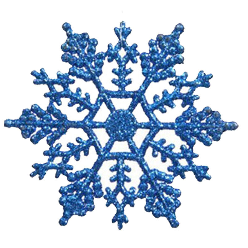 Christmas decorations, acrylic 10CM snowflakes, Christmas necessities, Christmas tree hanger powder wholesale