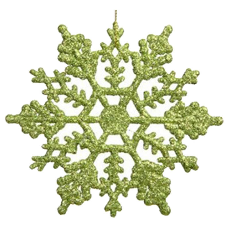 Christmas decorations, acrylic 10CM snowflakes, Christmas necessities, Christmas tree hanger powder wholesale