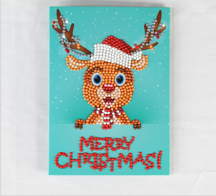 Creative Christmas Card Christmas Card  Diamond Painting  Greeting Card