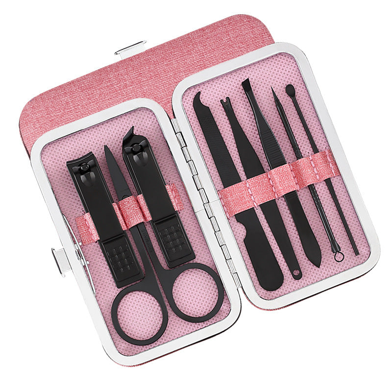 Manicure tool nail clipper 8 piece set