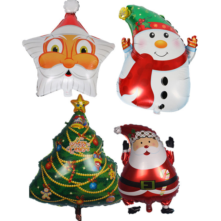 Christmas decoration aluminum film balloon