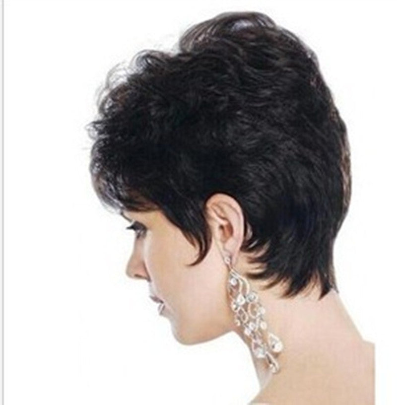 High temperature silk short hair wig