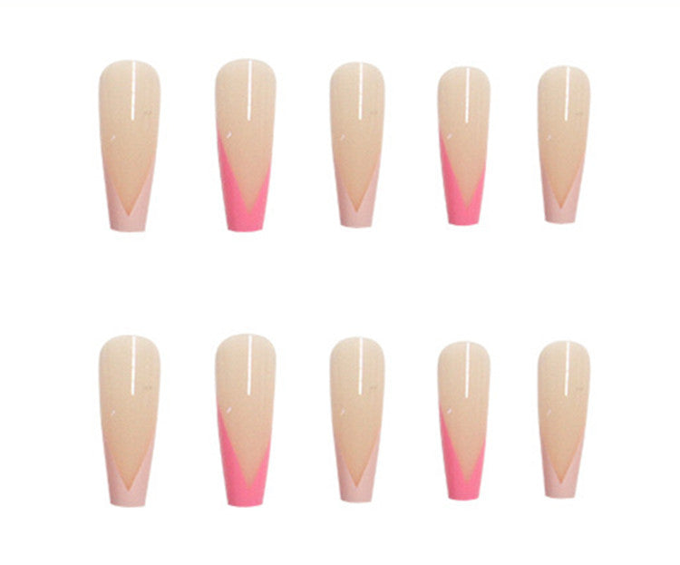 French European And American Long Ballet Fake Nails