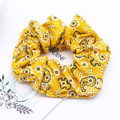 Large Intestine Hair Tie Foreign Trade Cashew Flower Ponytail Hair Tie