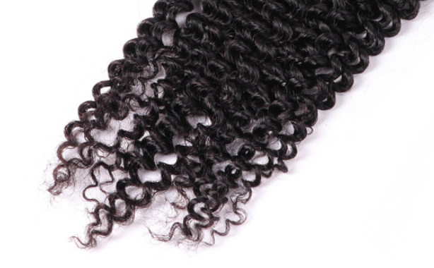 Echte Perücke Xuchang Factory Direct Kinky Curly Hair Block 1b Übersee-Lagerlieferung