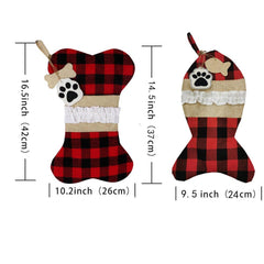 Christmas Ornament Christmas Socks Gift Bag