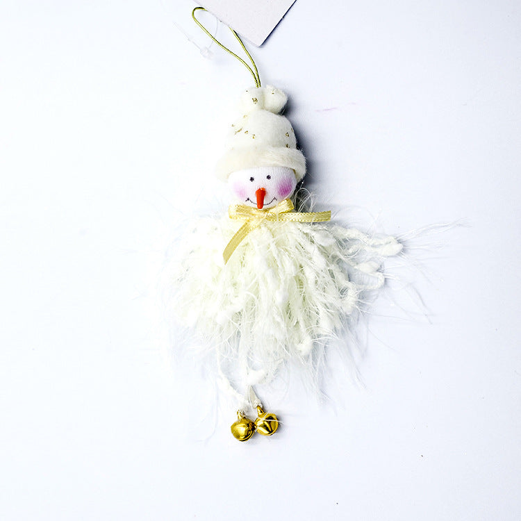 Christmas angel plush pendant