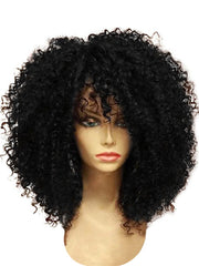 Afro-black Volume Puffy Explosion Solid Color