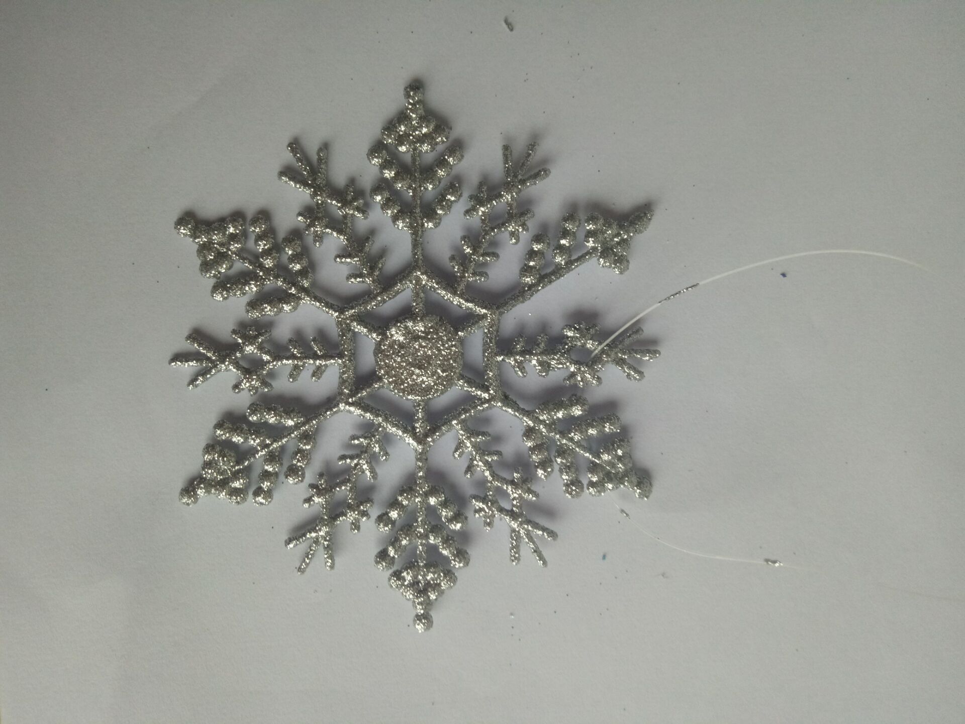 Christmas decorations, acrylic 10CM snowflakes, Christmas necessities, Christmas tree hanger powder wholesale