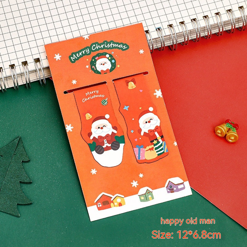 Magnetic Bookmark Student Christmas Stationery