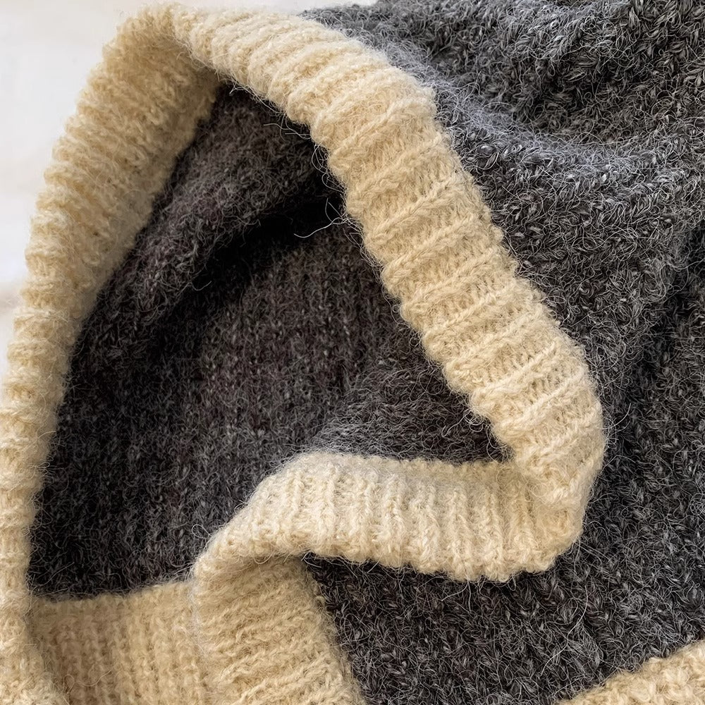 Herbst und Winter warmer Schal integrierter Gehörschutz stricken kältebeständige Wollmütze