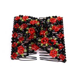 Korean version of the running rivers and lakes stalls hot products bright beaded Variety hair clips magic hair comb hair