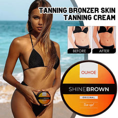 Intensive Tanning Luxe Gel Crema bronceadora corporal después del sol Combinación reparadora Gel de aloe vera Tez de trigo Bronceador de playa Gadgets de verano