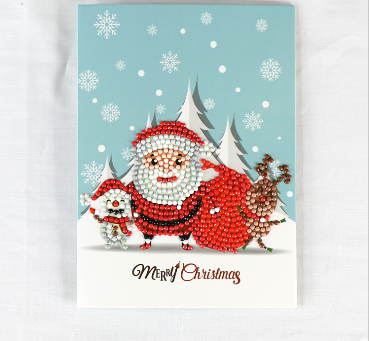 Creative Christmas Card Christmas Card  Diamond Painting  Greeting Card