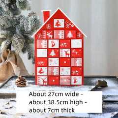 Christmas decoration wooden calendar