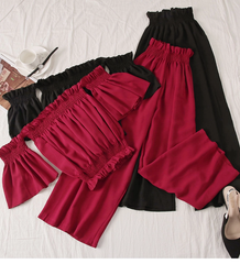 Babique Crop & Wide Leg Co-Ord Set