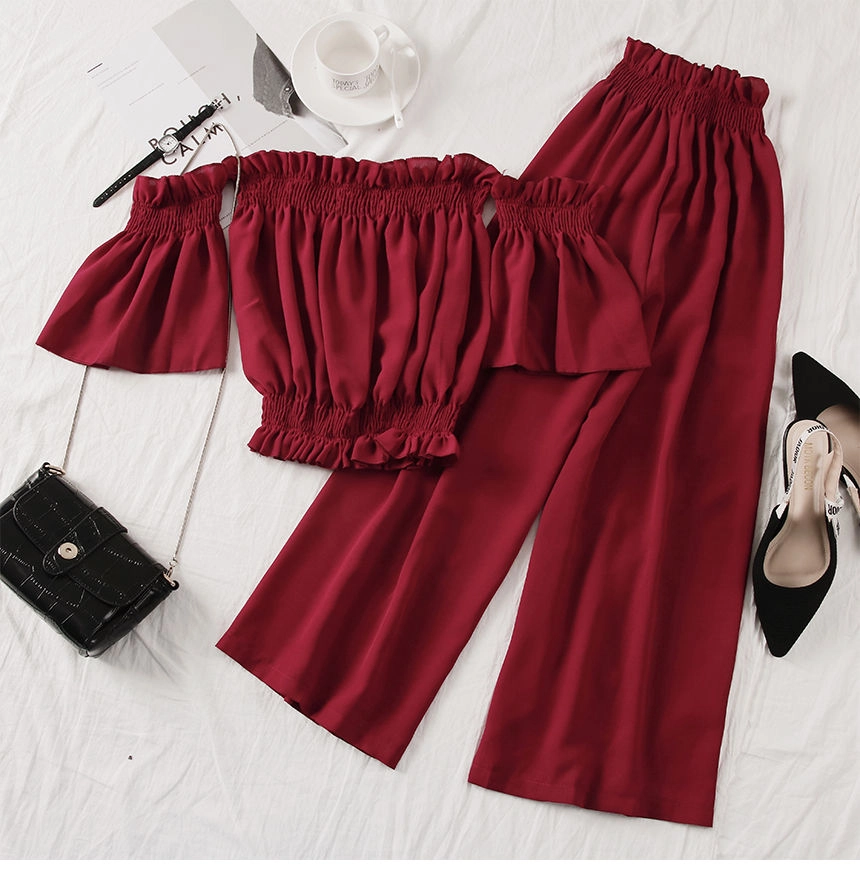 Babique Crop & Wide Leg Co-Ord Set