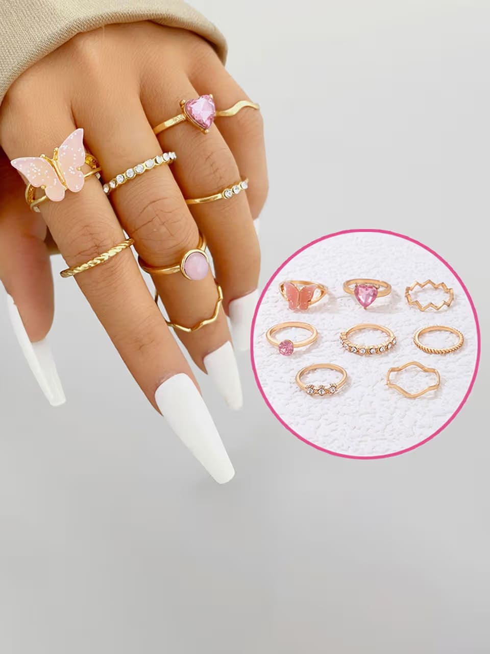 Butterfly Rings Combo