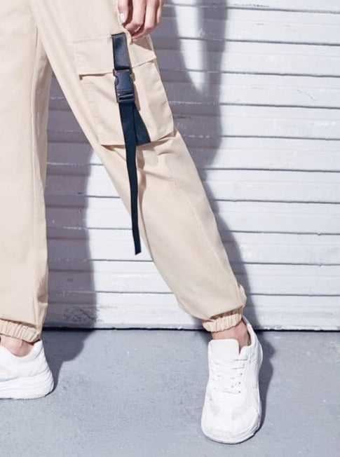 Cream Chain Jogger