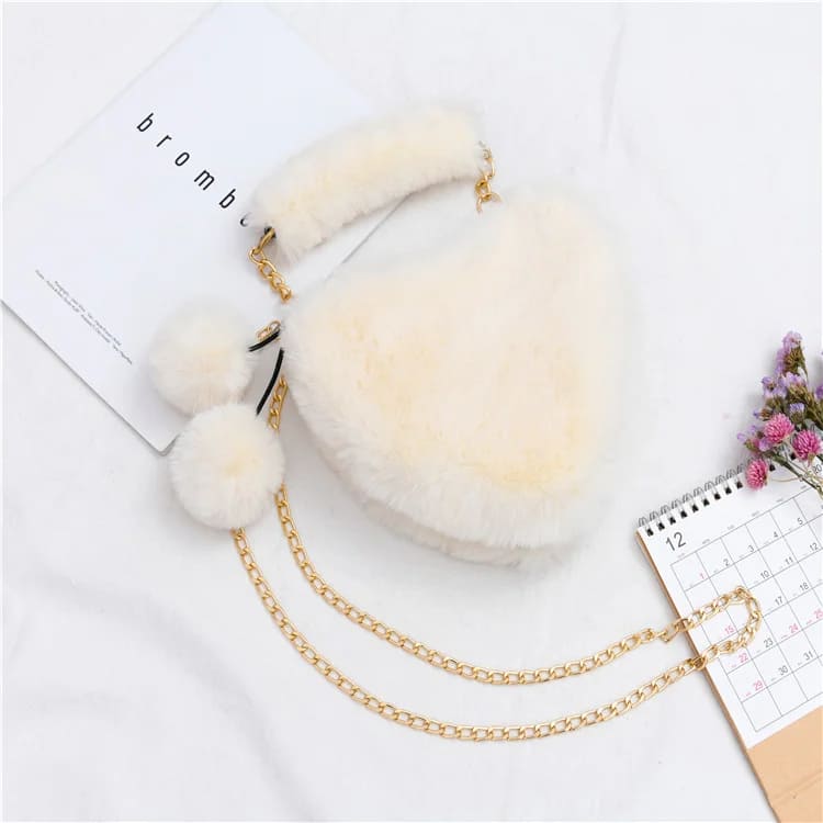 Charm Mini Fur Bag