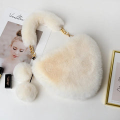 Charm Mini Fur Bag