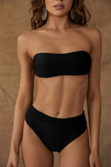 Charmante schwarze Bikinihose